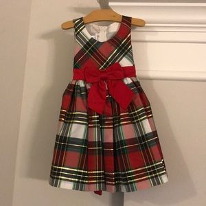 Bonnie Jean Plaid Christmas Dress